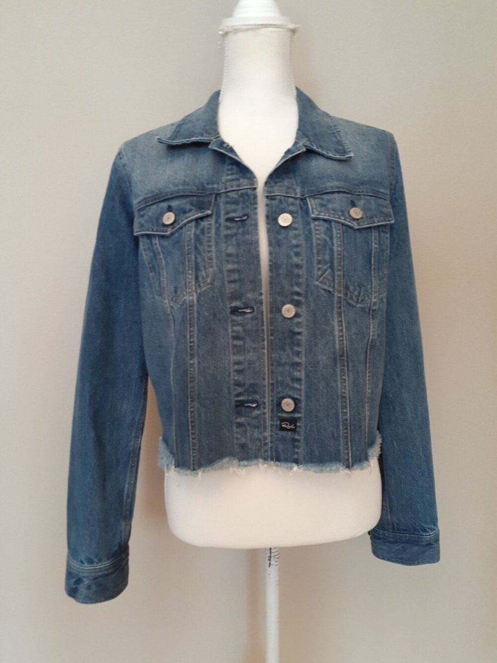 Rails Cropped Denim Jacket - Picture 7 of 15